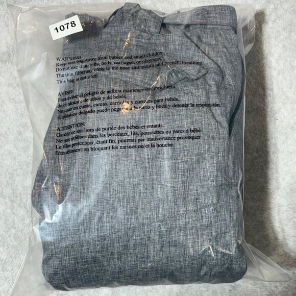 L.L. Bean Kids Gray Snow Pants Size 5/6 Primaloft Adjustable Waist Insulated - Picture 7 of 7